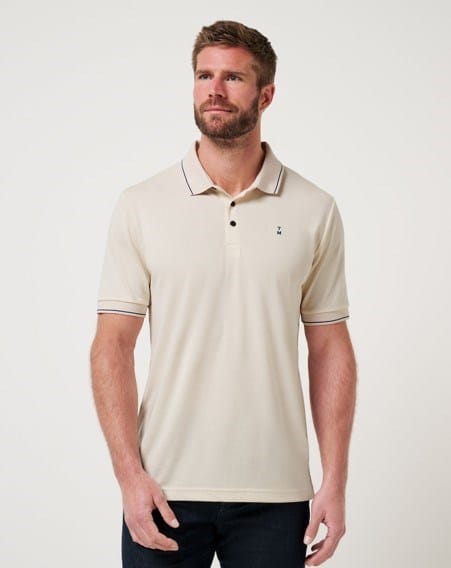 Load image into Gallery viewer, Travis Mathew Mens Happier Hour Polo - Birch
