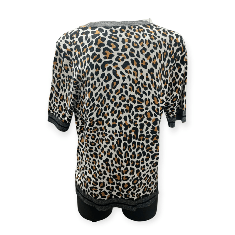 Load image into Gallery viewer, Alison Sheri Womens Leopard Print Sweater
