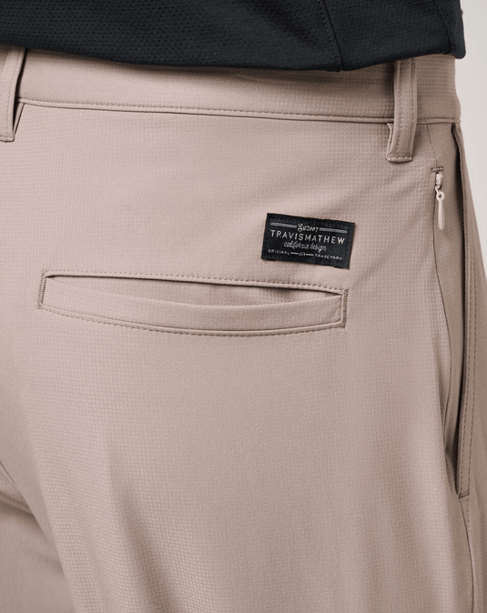 Travis Mathew Mens Wanderlust Golf Pant - Khaki