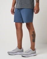 Travis Mathew Mens Hero Hour Golf Short 8In - Bering Sea