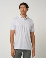 Load image into Gallery viewer, Travis Mathew Mens Final Drive Geo Polo - White

