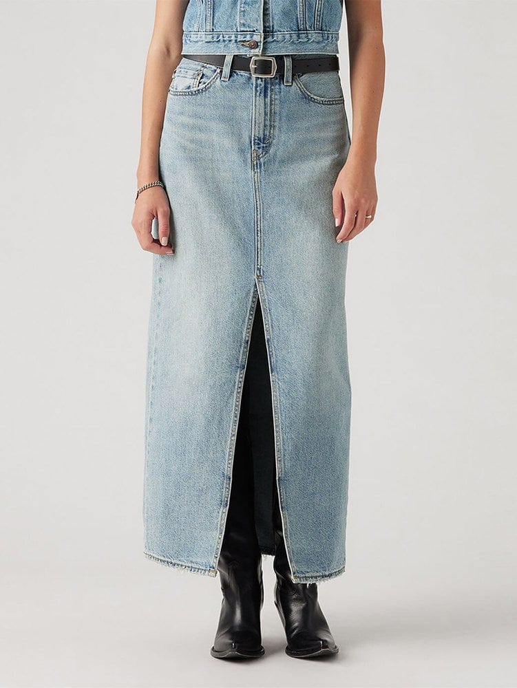 Load image into Gallery viewer, Levis Womens Ankle Column Skirt
