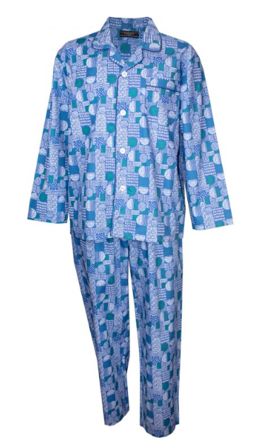 Contare Mens Country Long Leg Cotton Rich Pyjama Set