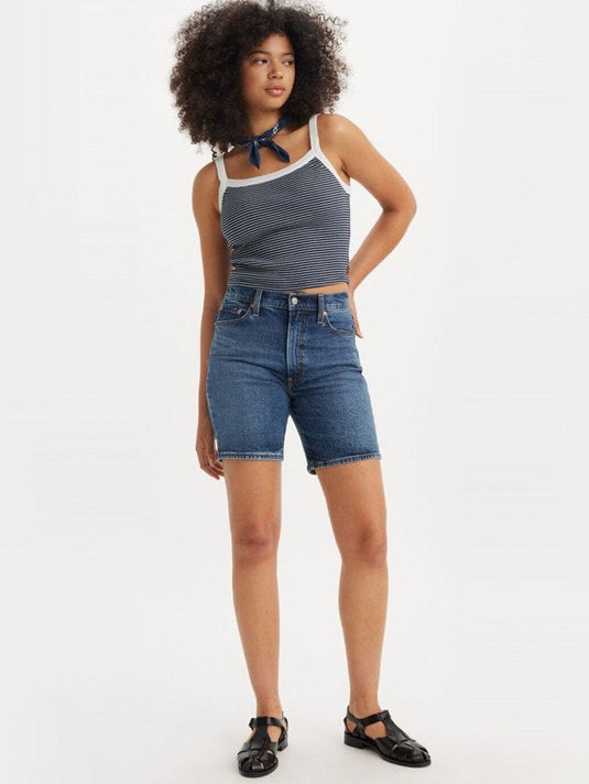 Levis Womens Ribcage Bermuda Shorts