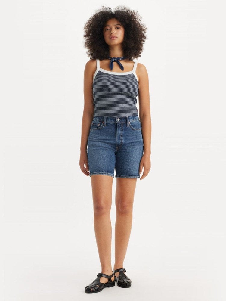 Load image into Gallery viewer, Levis Womens Ribcage Bermuda Shorts
