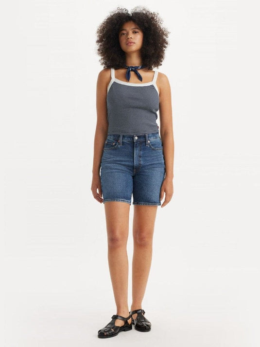 Levis Womens Ribcage Bermuda Shorts