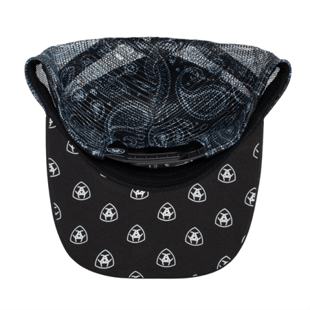 Load image into Gallery viewer, Ariat Paisley Trucker Cap - Black
