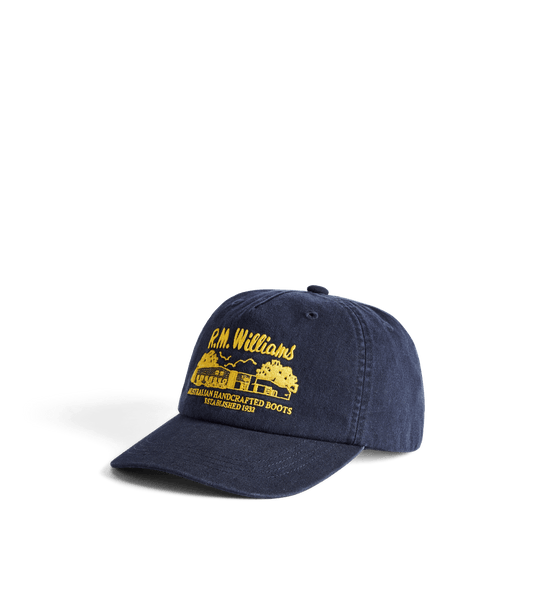 R.M. Williams Workshop Twill Cap - Navy