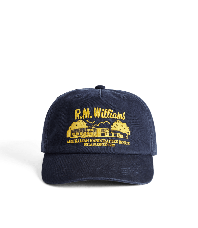 Load image into Gallery viewer, R.M. Williams Workshop Twill Cap - Navy
