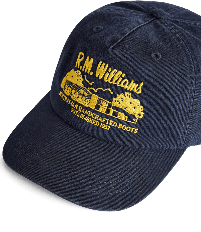 Load image into Gallery viewer, R.M. Williams Workshop Twill Cap - Navy
