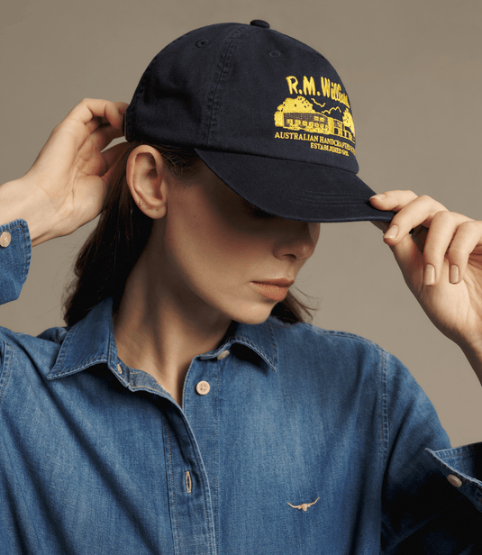 R.M. Williams Workshop Twill Cap - Navy
