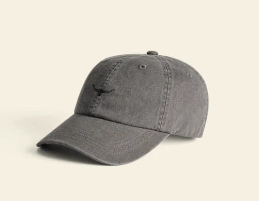 R.M. Williams Mini Longhorn Twill Cap - Charcoal