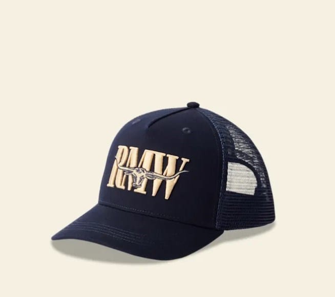 Load image into Gallery viewer, R.M. Williams RMW Steerhead Trucker Cap - Navy
