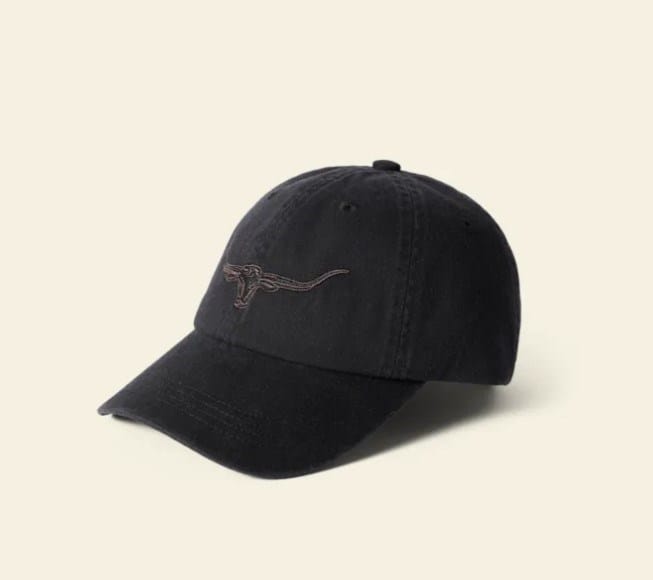 Load image into Gallery viewer, R.M. Williams Longhorn Twill Cap - Black Wash
