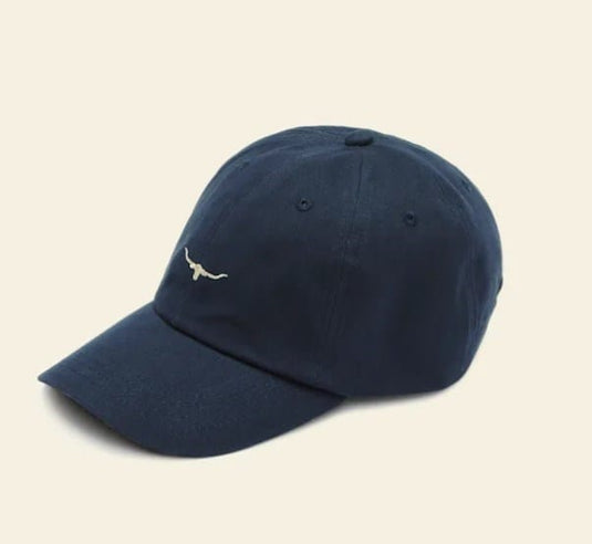 R.M. Williams Mini Longhorn Twill Cap - Blue Wash