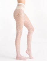 Ambra Womens Petal Lace Tight - White