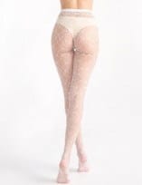 Ambra Womens Petal Lace Tight - White