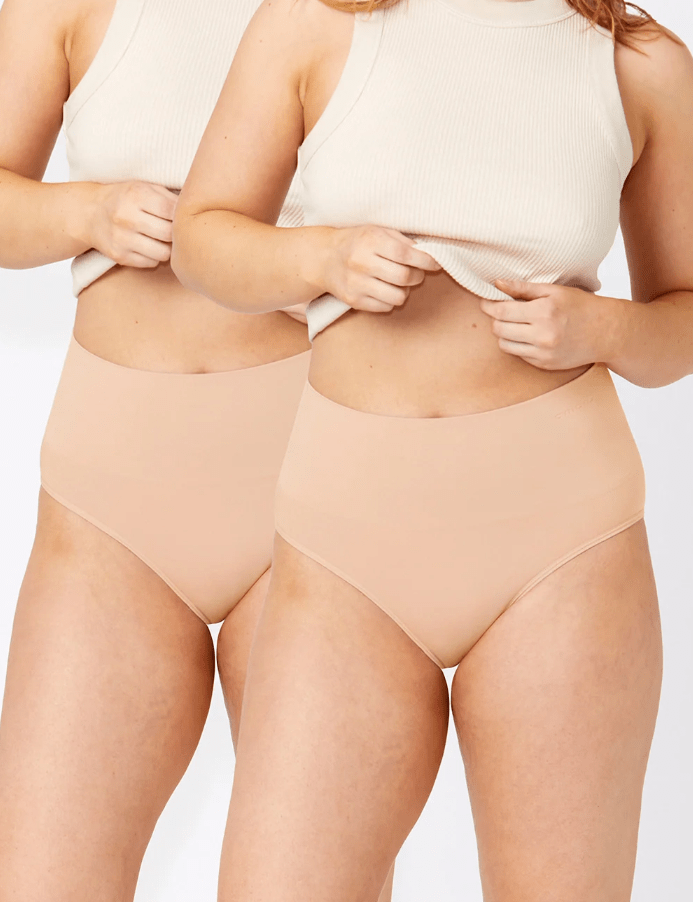 Load image into Gallery viewer, Ambra Womens Seamless Smoothies Recycled Full Brief 2 Pack

