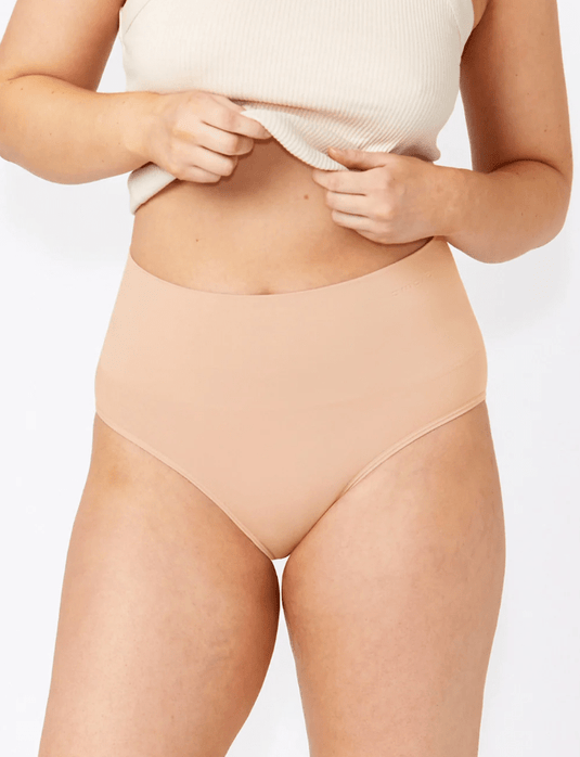 Ambra Womens Seamless Smoothies Recycled Full Brief 2 Pack