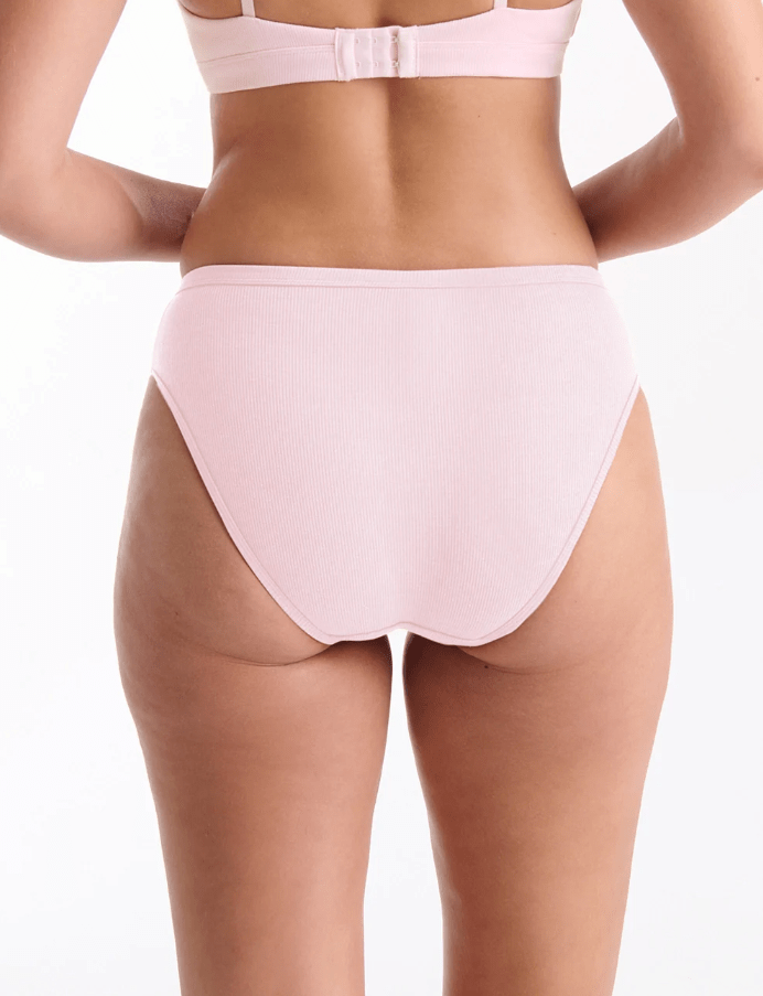 Load image into Gallery viewer, Ambra Womens Refined Rib Skimpy Hi Cut Brief
