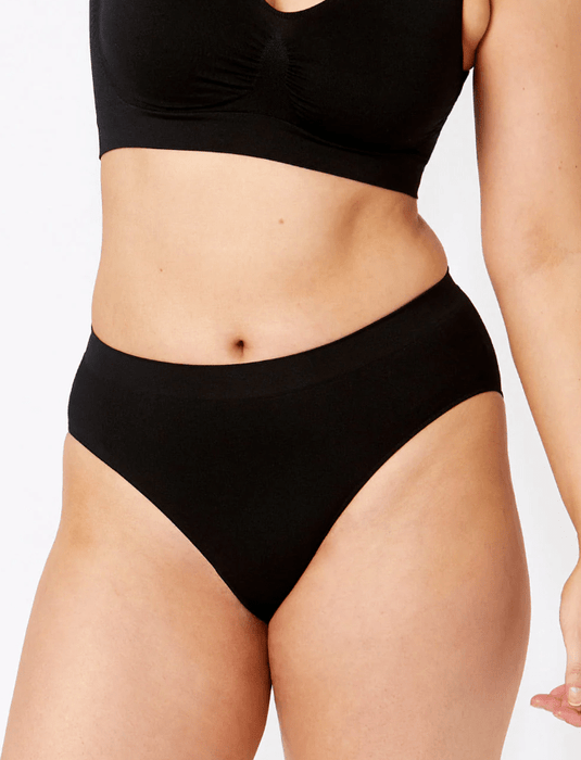 Ambra Womens Bare Essentials Hi Cut Brief