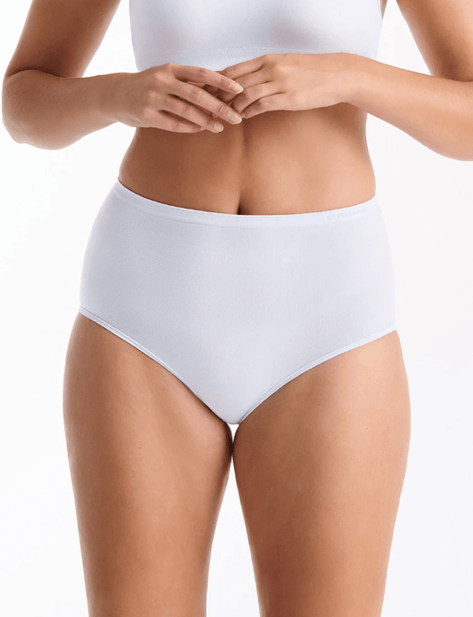 Ambra Womens Purebasics Full Brief 2 Pack - Aura Blue