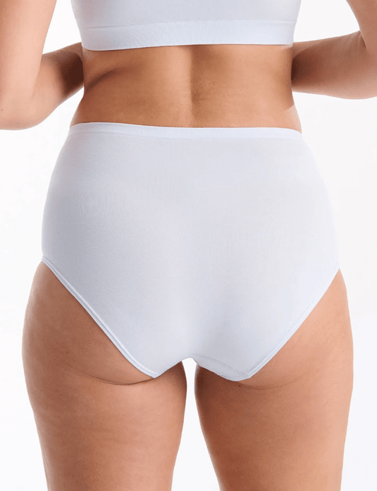 Ambra Womens Purebasics Full Brief 2 Pack - Aura Blue