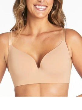 Load image into Gallery viewer, Ambra Womens Pure Basics T Shirt Bra - Nude

