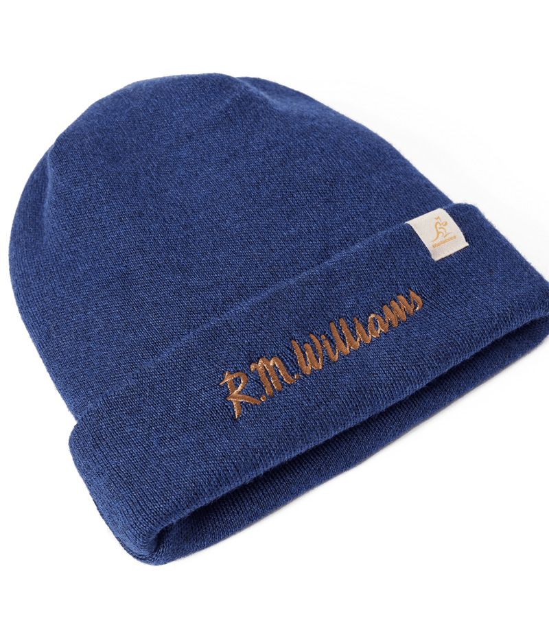 Load image into Gallery viewer, R.M. Williams x Wallabies Beanie - Royal
