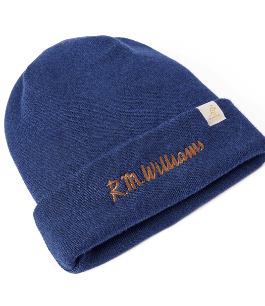 R.M. Williams x Wallabies Beanie - Royal