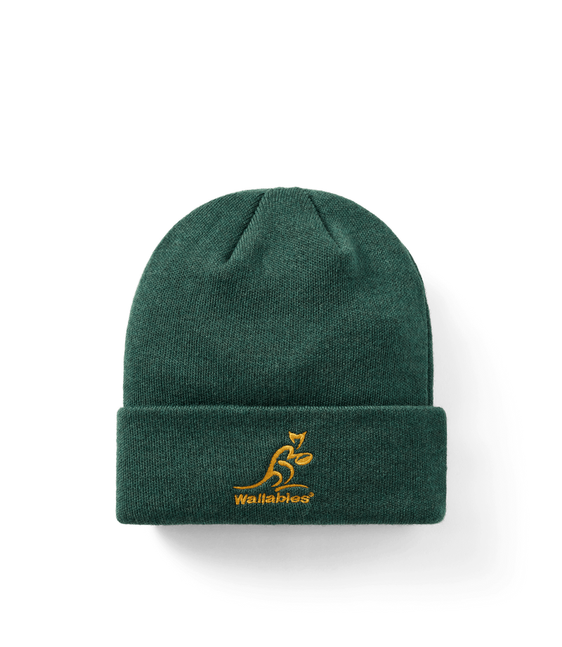Load image into Gallery viewer, R.M. Williams x Wallabies Beanie - Moss
