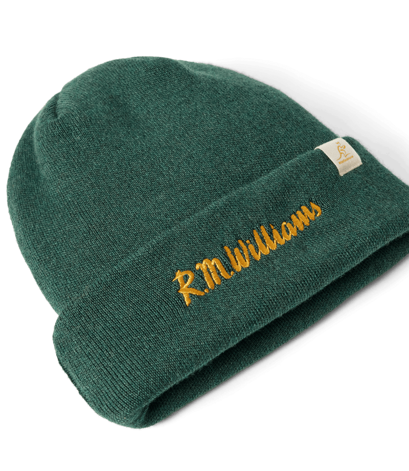 Load image into Gallery viewer, R.M. Williams x Wallabies Beanie - Moss
