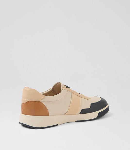 Ziera Womens Arder XF Navy Almond Leather Shoe