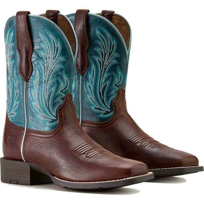 Ariat Womens Round Up Filly Boots - Oiled Leak