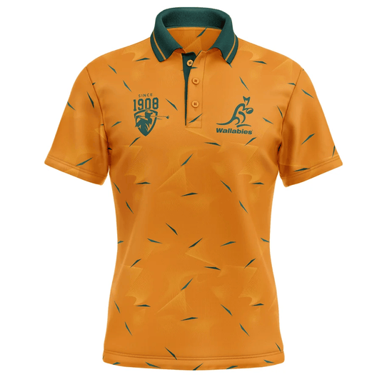 Ashtabula Mens Wallabies 'Links' Golf Polo
