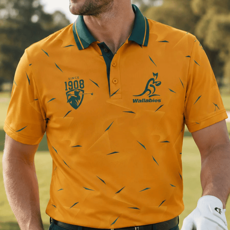 Load image into Gallery viewer, Ashtabula Mens Wallabies 'Links' Golf Polo
