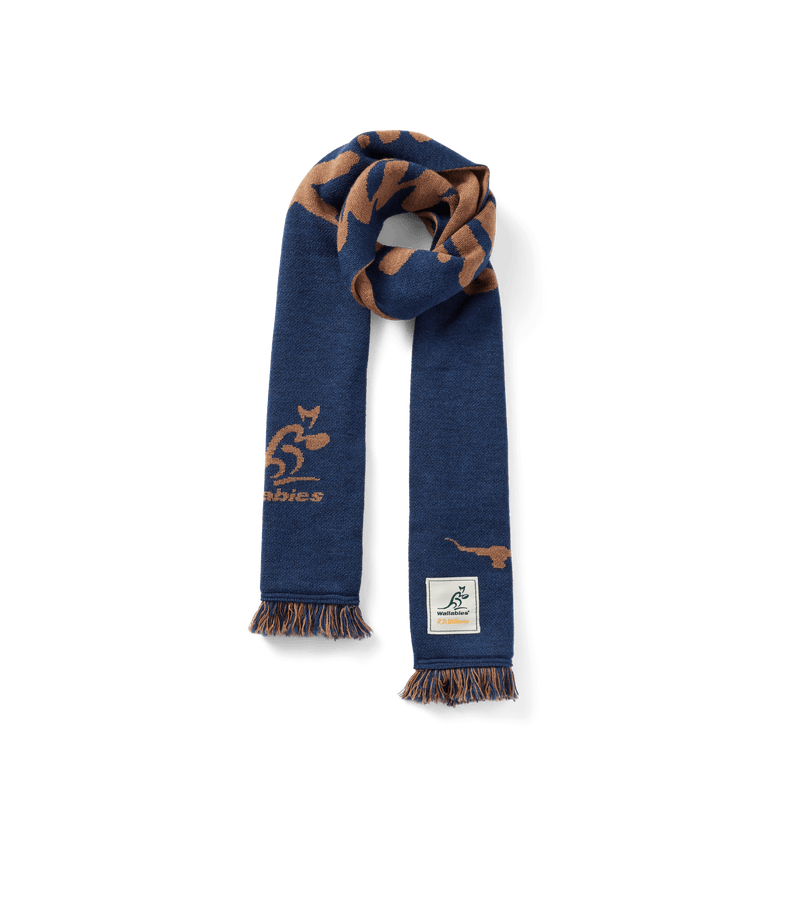 Load image into Gallery viewer, R.M. Williams x Wallabies Scarf - Royal

