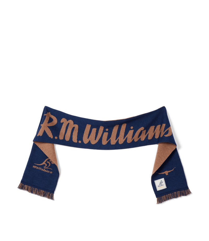 Load image into Gallery viewer, R.M. Williams x Wallabies Scarf - Royal
