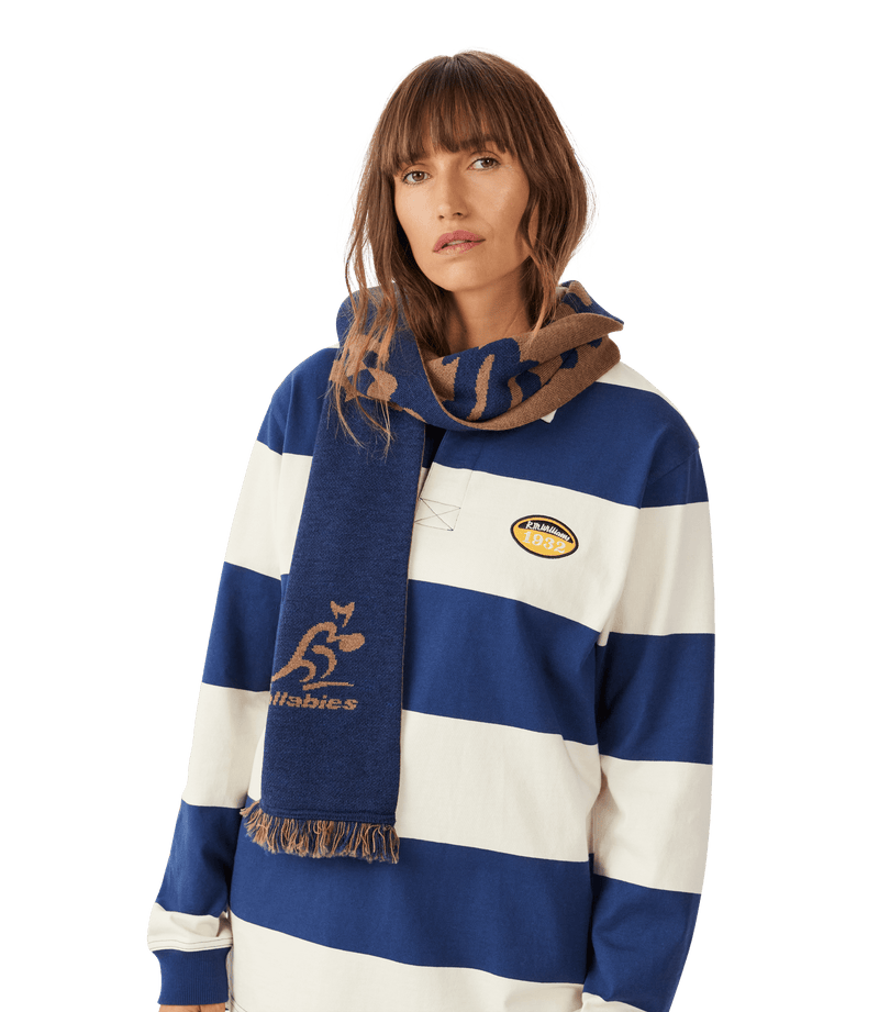 Load image into Gallery viewer, R.M. Williams x Wallabies Scarf - Royal
