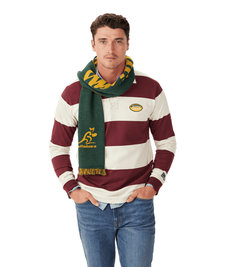 Load image into Gallery viewer, R.M. Williams x Wallabies Scarf - Moss
