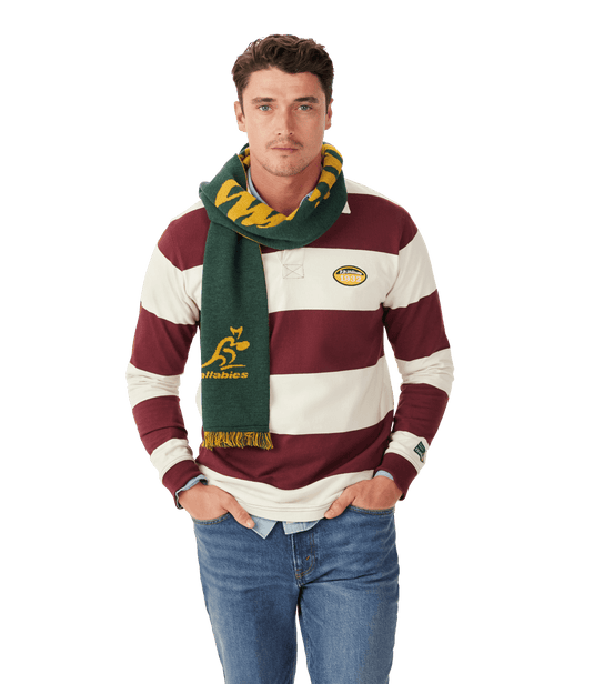R.M. Williams x Wallabies Scarf - Moss