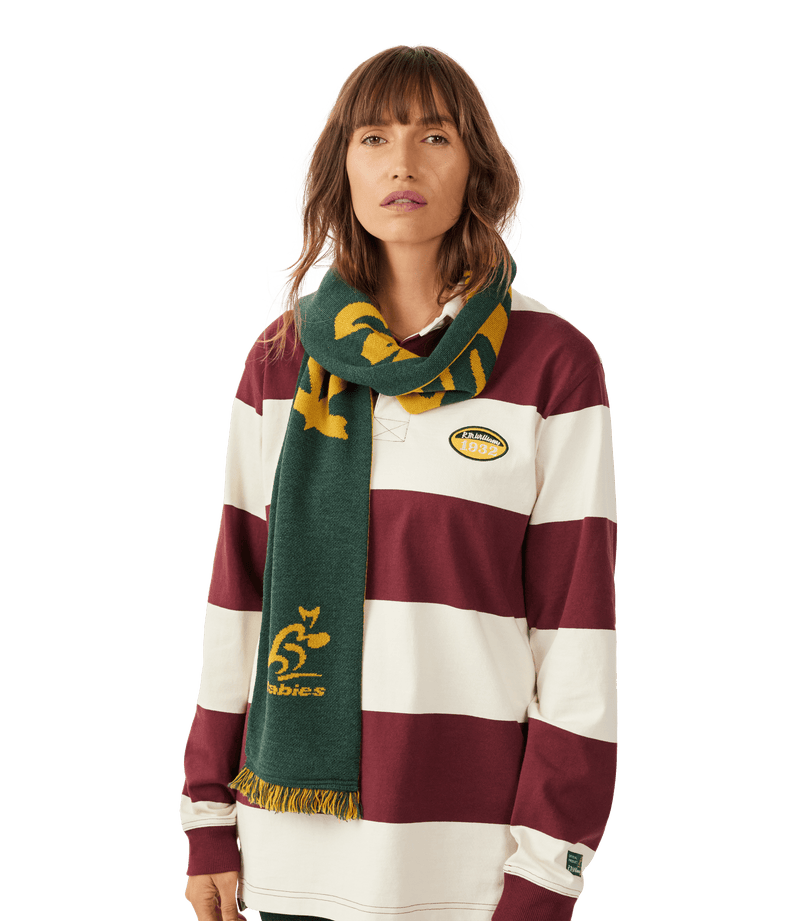 Load image into Gallery viewer, R.M. Williams x Wallabies Scarf - Moss

