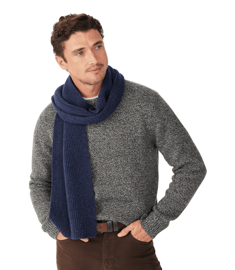 Load image into Gallery viewer, R.M. Williams Bowen Slim Scarf - Indigo
