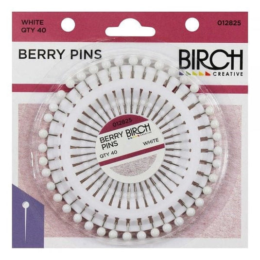 Birch Pins Berry Rosette