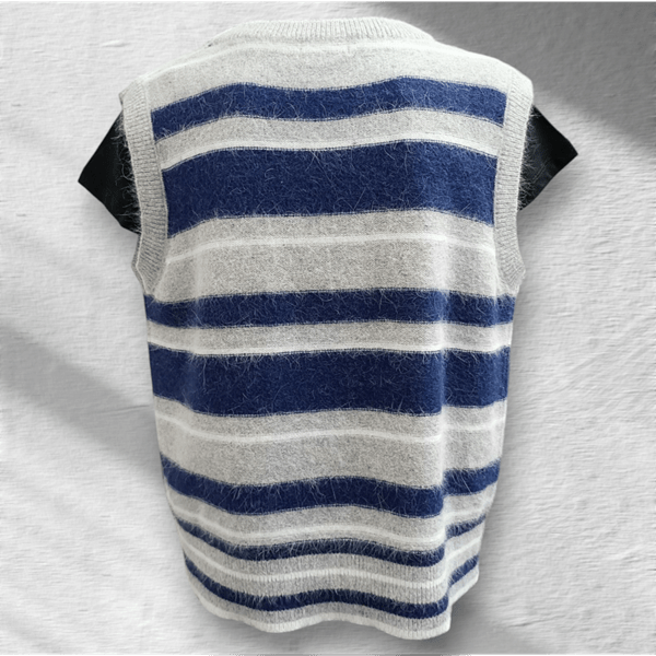 Load image into Gallery viewer, See Saw Womens Angora Blend Stripe Vest
