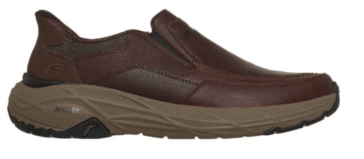 Load image into Gallery viewer, Skechers Mens Shoes Arch Fit Maverick - Red/Brown
