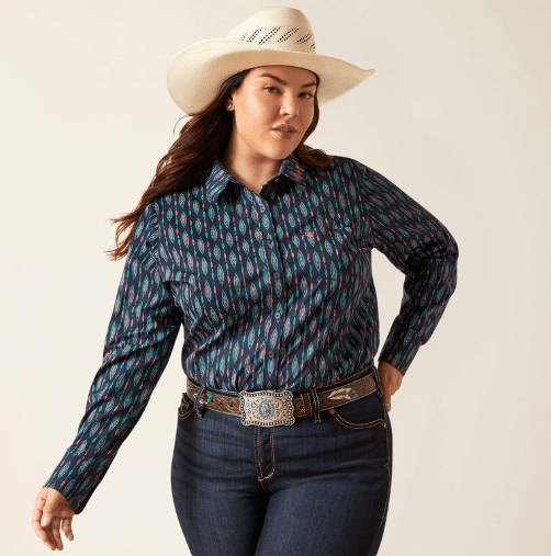 Ariat Womens Team Kirby Stretch Long Sleeve Shirt