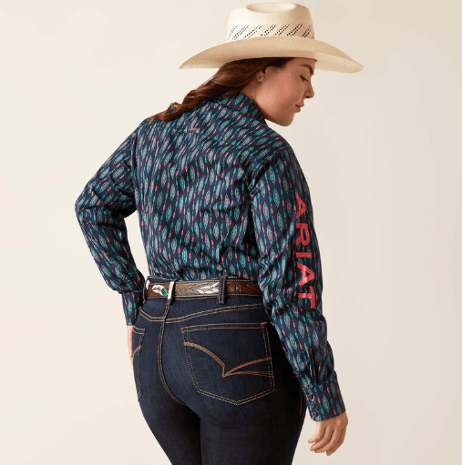 Load image into Gallery viewer, Ariat Womens Team Kirby Stretch Long Sleeve Shirt
