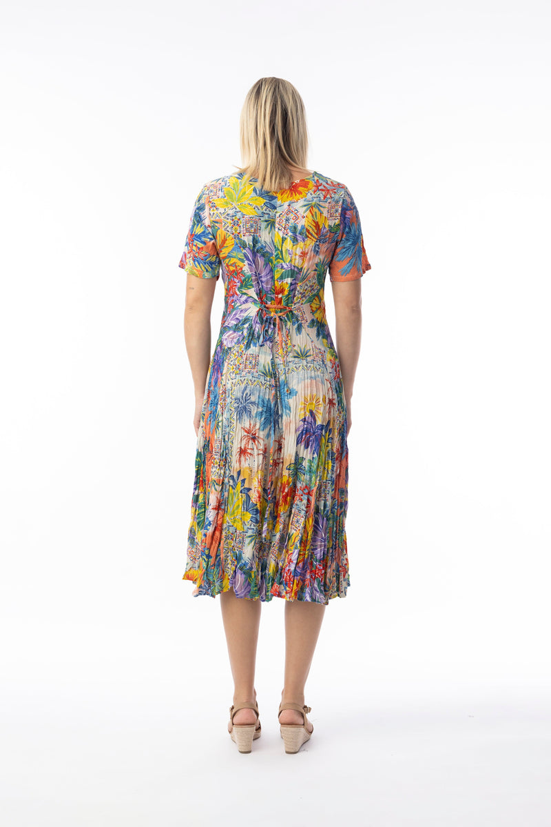 Load image into Gallery viewer, Orientique Womens Aruba Dress Godet
