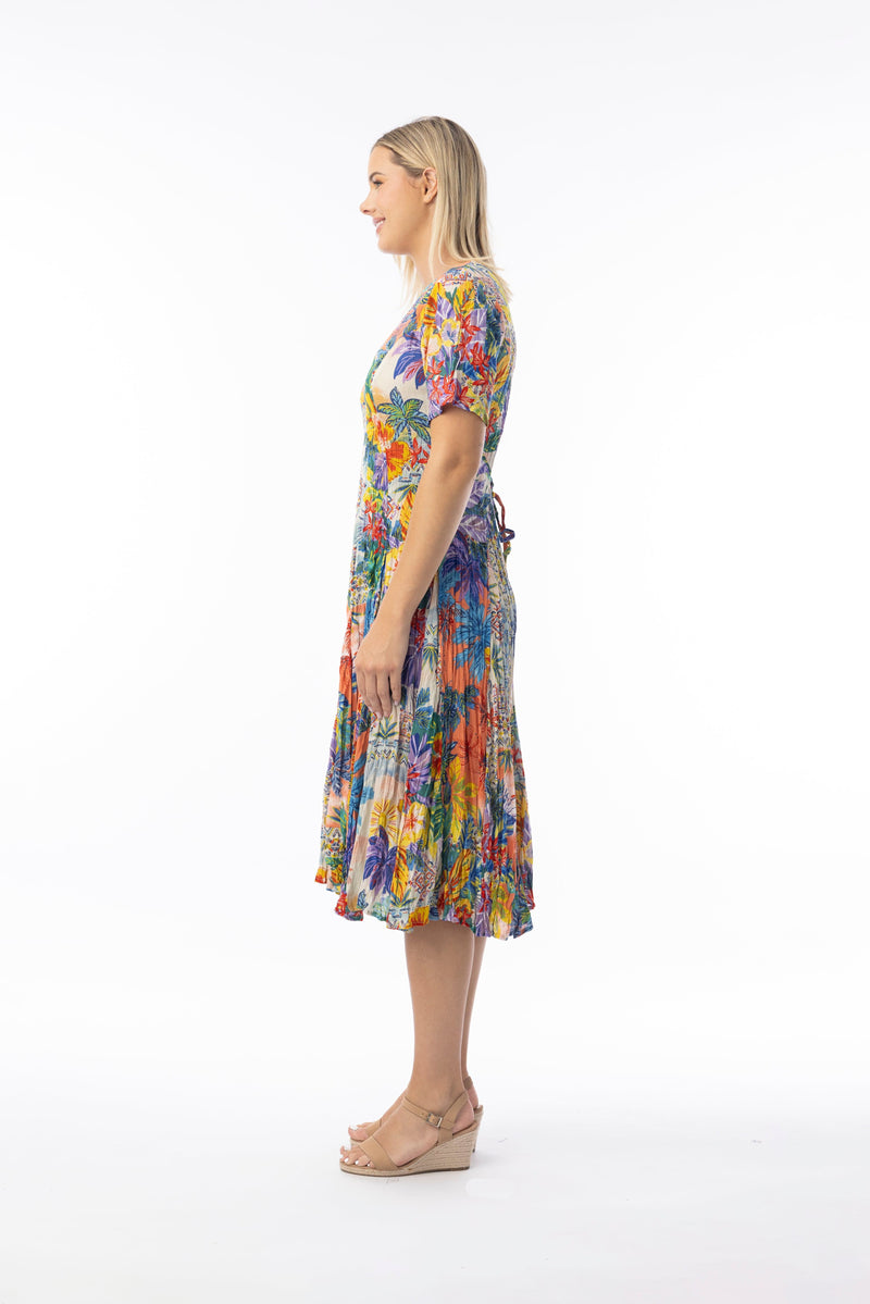 Load image into Gallery viewer, Orientique Womens Aruba Dress Godet
